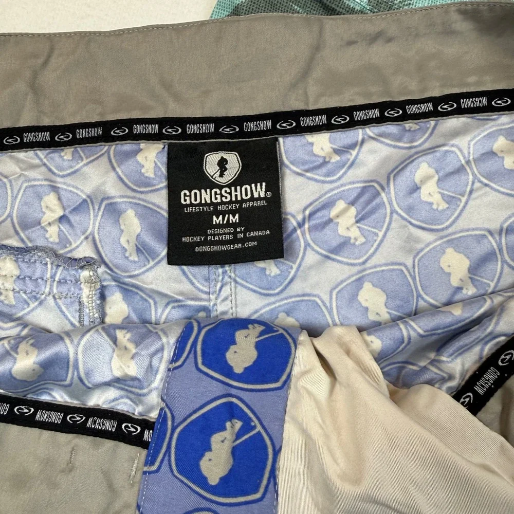 RVCA Gongshow Mens Board Shorts Bundle Size 34 M Blue Teal Palm Hockey 2pk